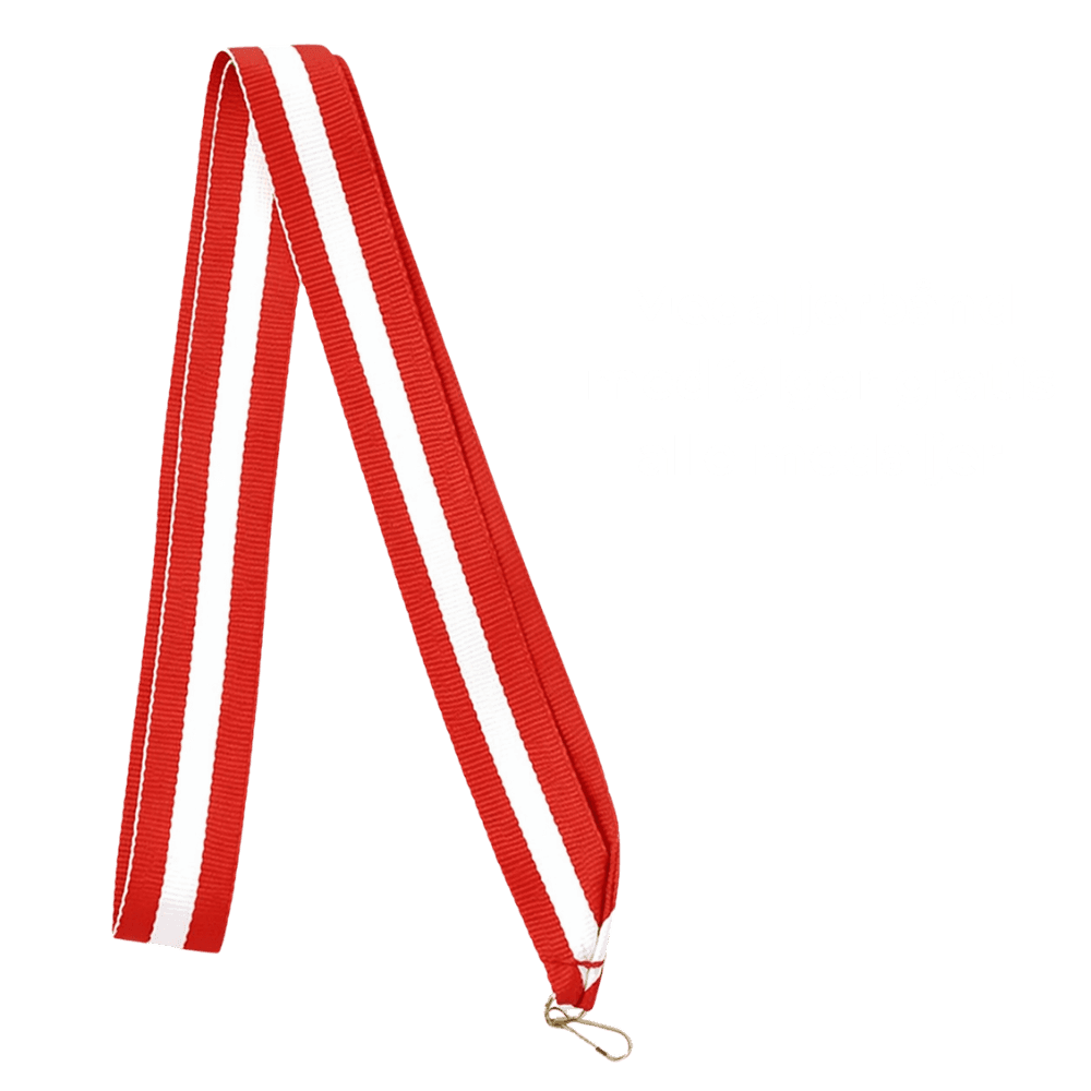 Medaljebånd i blå farve til stævnemedaljer